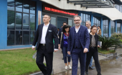 熱烈歡迎意大利圭迪佐洛市市長一行蒞臨我司參觀！