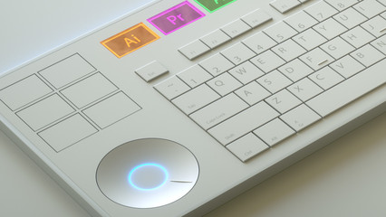【任性】Adobe公司35周年庆,还专门出了一款Adobe键盘!